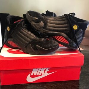 USED Air Jordan 14 XIV Retro Last Shot sz 10